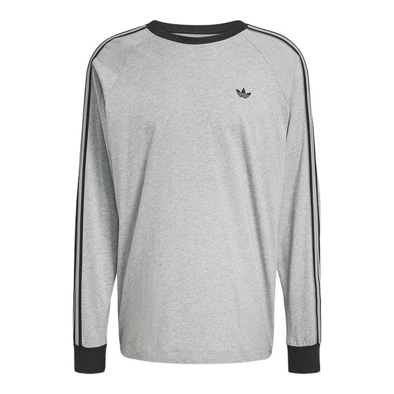 
adidas Adidas clover casual cotton sports long-sleeved spring men's retro round neck T-shirt KV4703