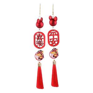 
2025 new car rearview mirror pendant twelve zodiac signs national trendy style dragon year interior decoration all the way safe and cute