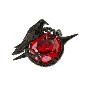 lovebuff Qinche Crow Brooch around Zircon Night Attack Chapter Raven Niche peripheral brooch birthday gift
