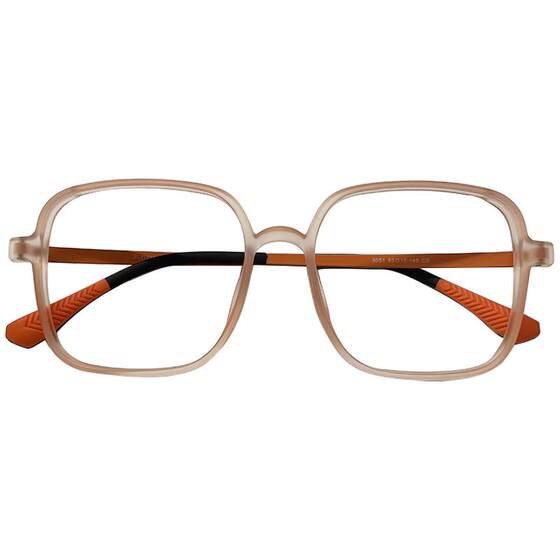 Pure titanium lens, big face, super light myopia glasses, women with large frames, large -faced eyes, eyes
