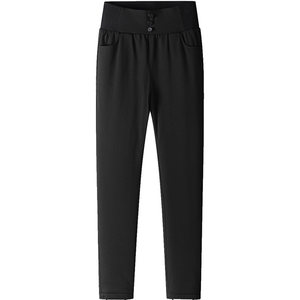 
Snow-flying women's down pants in winter wear thickened warm goose trousers for feet slim high waist slim pencil pants