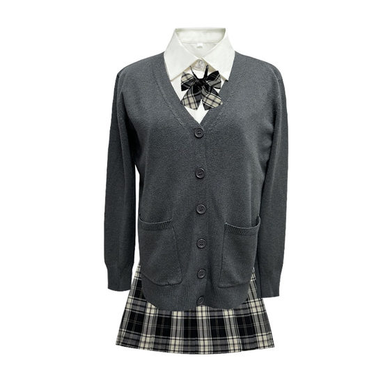 
Beilijiang genuine original JK uniform autumn and winter suit plaid skirt shirt long sleeve cardigan sweater college style school for women