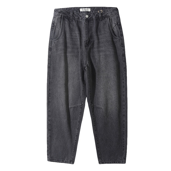 
Macheda spring American high street men's jeans men's pure cotton casual trousers men's straight trendy trousers