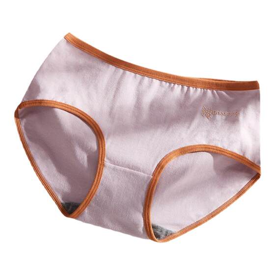 Women's spring, summer and autumn thin graphene cotton antibacterial crotch mid-waist underwear for girls Japanese cute girls' underwear