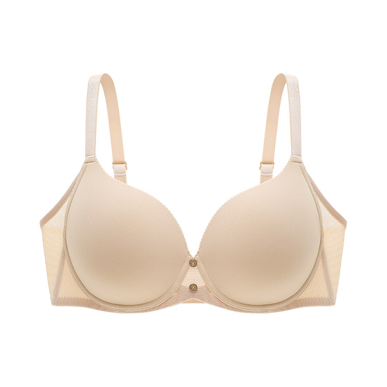 Yiqian [Eggshell Cup] traceless underwear for women with large breasts, Xiao Xia invisible gathering and thin glossy bra