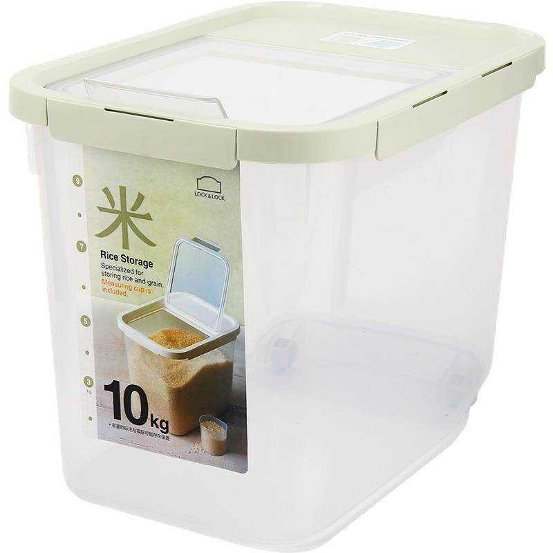 Lock&Lock HPL561 10kg Rice Storage Container - Airtight Plastic Food Keeper