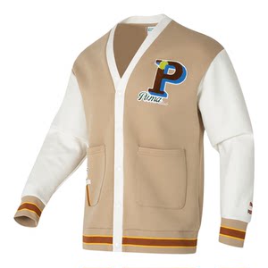 
PUMA patchwork baseball uniform 2026 summer new men's stand-up collar jacket sportswear jacket 625798