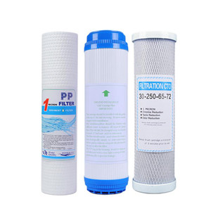 
Water purifier universal filter element 10-inch front three-level household PP cotton pellet carbon compressed carbon set drinking water accessories consumables