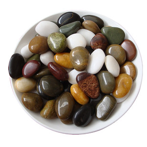 Flute pebbles, rough rocky fish tank flower pots, stone natural small stone courtyard decoration gardening colorful stone paving