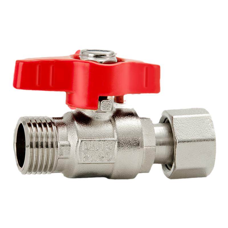 Hundreds Battles DN15 Copper Ball Valve - Straight Through, Threaded ...