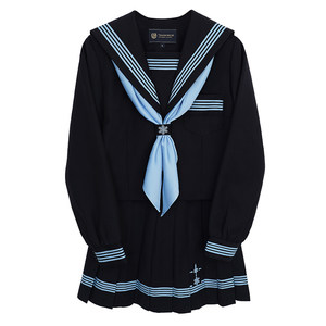 
[Tsukino HOUSE]*Snow season*Winter clothes aqua four lines original JK uniforms