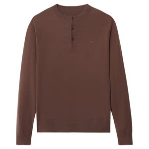 
[Henry Collar] Jinlilai autumn and winter new long-sleeved sweater high-end pullover sweater business casual men's clothing