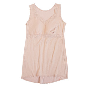 
Winter skin-friendly warm bra vest with lace collar for women all-in-one underwear with N190 sleep bra