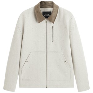 
[Flower yarn Xiaoxiangfeng] Peacebird men's Barn style jacket new loose commuter casual jacket