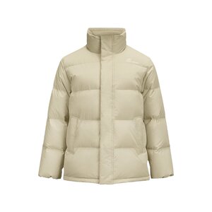 
Skechers Skechers men and women's same comfortable and warm down jacket woven short down jacket L324U108