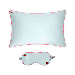 Holiday Gift】not Just Pajama 22 Mumi Silk Eye Mask Pillowcase Comfortable Sleeping Breathable Customizable
