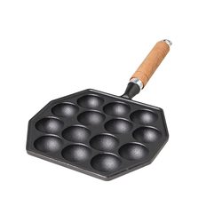 Octopus Meatball Maker Cast Iron Uncoated Baking Pan