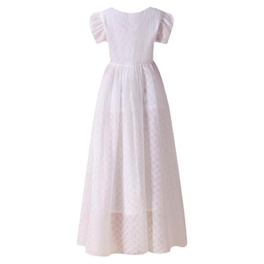organic cotton princess dress Princess Polly Organic Cotton Smocked Mini Dress - White