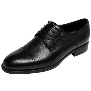 
Jinlilai men's shoes 2024 autumn new counter genuine shoes for buckskin three-joint lace-up business formal leather shoes men