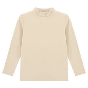 
Paiding Children's Clothing Children's T-shirt Long Sleeve Boys Autumn and Winter 2025 New Half Turtle Collar Bottoming Boys Top Korean Style Trendy