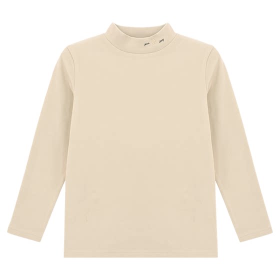 
Paiding Children's Clothing Children's T-shirt Long Sleeve Boys Autumn and Winter 2025 New Half Turtle Collar Bottoming Boys Top Korean Style Trendy