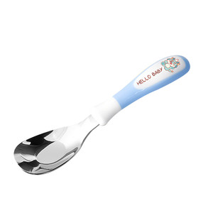 
Special ingot spoon for baby meals for self-eating 316 stainless steel food grade children's tableware fork spoon set