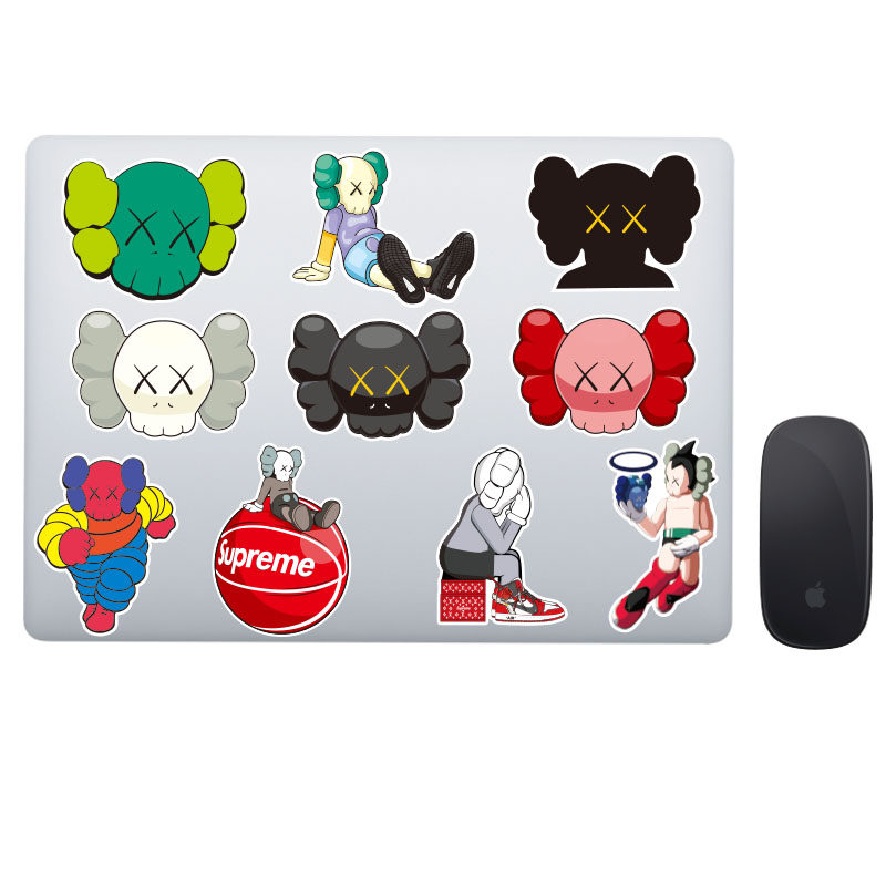 セサミストリート KAWS ステッカー - 16枚入り 防水デカール