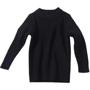 
Children's knitted round neck boys spring and autumn pullover girls knitted sweater thin baby base shirt baby sweater