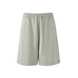 BJHG reckless band-aid American shorts men's summer fashion brand retro loose casual milk five-point pants