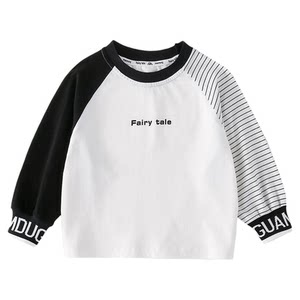 
Boys' long-sleeved T-shirt pure cotton 2026 spring new style children's medium and large boys' spring and autumn bottoming shirt tops