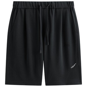 
PEACEBIRD men's casual pants 26 new summer sports pants loose textured knitted embroidered five-point pants trendy