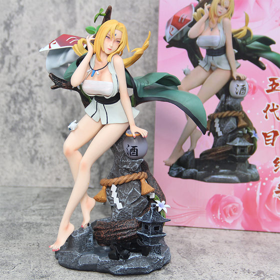 Naruto Tsunade Tsulade Peripheral Peripheral ສອງຮູບແບບສັດ -dingimensional -ime ຫຼິ້ນຫຼີ້ນ Software Toy Plainting-By