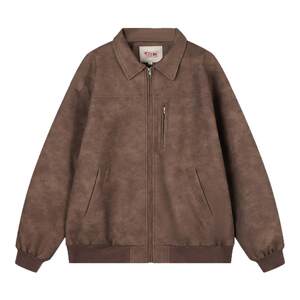 Mr. Jiangnan NewJNXS American retro five-pointed star rivet leather jacket down jacket spring men and women trendy jacket
