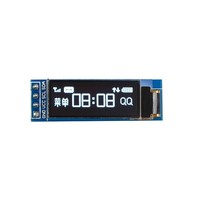 0.91 Inch OLED LCD Screen 12832 Display Module IIC Device Compatible With Uno/Raspberry/STM32