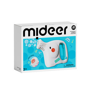 
mideer Milu elephant bubble machine children's handheld electric bubble gun blowing bubbles automatic outdoor toy 3 years old +