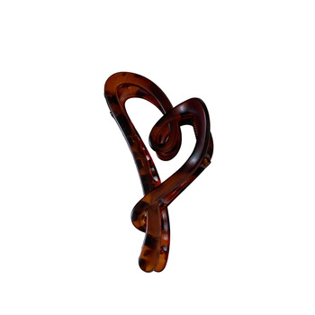 
Peach and almonds! High-end love clips with large hair clips with female half-tie headband headdress shark hair clips