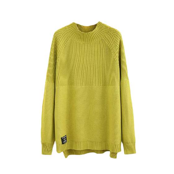 
Fat mm thick sweater for women in spring and autumn new large size women's clothing underwear loose 200*0.5kg lazy style knitted sweater