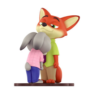 
52TOYS Disney Zootopia Partner Blind Box Figure Ornament Nick Judy Hug 520 Gift