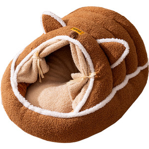 
New thickened closed cat sleeping nest for all seasons, warm and safe sleeping bag for cats in winter, new style dog nest