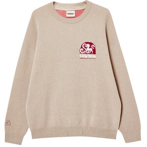 
[Year of the Horse New Year's Style] Jack Jones Men's Spring New Year's Style Chenille Red Sweater Knitted Sweater