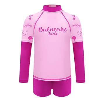 BE Van De'Ann jointly-branded children's long-sleeved split swimsuit

