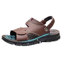 Men's Leather Sandals - 2023 Casual Trend, Non-Slip Beach Shoes For Summer Outdoor Wear