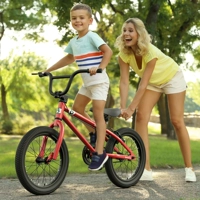 Горный детский детский велосипед для мальчиков и девочек для школьников с педалями, 24 дюймов, 7-12 лет, подходит для подростков