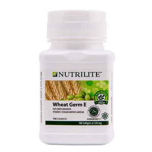 Amway, produced in the United States, sells Nutritional Capsules of Nutritious Wheat Germ Oil from Indonesia, containing natural vitamin E