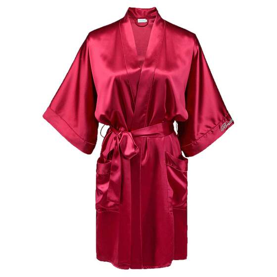 Manito/Mannita Wedding Whisper True Silk Short Robe Wedding Bride Morning Robe
