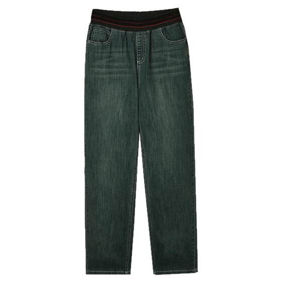 
Outlet counter brand genuine AE winter clothing new style American retro denim trousers windproof down pants for women