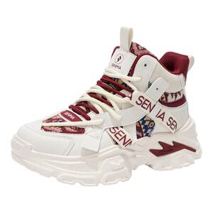 
Semir dad shoes for women, spring, thick-soled, non-slip, wear-resistant, Korean style, trendy, versatile high-top casual shoes