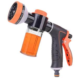 
Multifunctional high-pressure household car wash liquid water spray gun with foam spray can connected to tap water pipe hose spray head