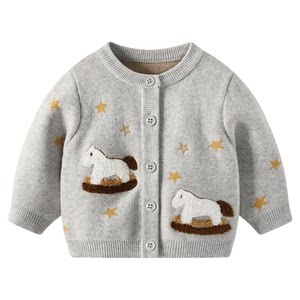 
Baby sweater jacket spring and autumn new baby boy sweater outer top spring clothing boy cardigan woolen clothes