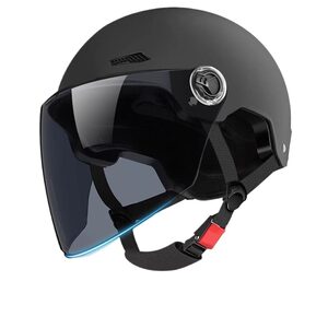 New national standard 3C certification electric motorcycle helmet men's and women's battery car sunscreen lens summer four seasons universal helmet
